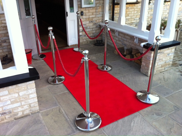 red carpet hire norwich norfolk rope barrier rental